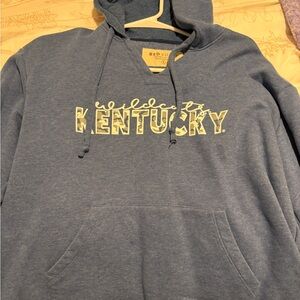 Red Shirt Blue Kentucky Wildcats Hoodie